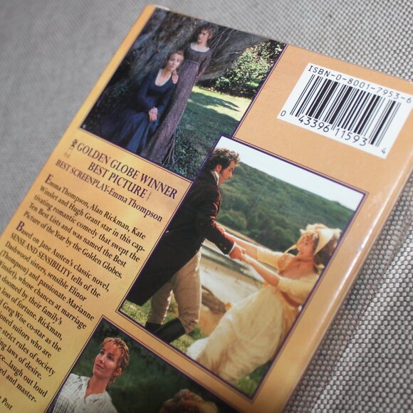3/$28❤️new sealed 1995 SENSE AND SENSIBILITY 1996 VHS Hugh Grant Emma Thompson - Picture 5 of 6